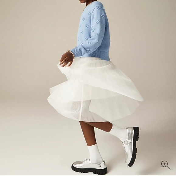 NWT J. CREW Crewcuts Girls Bobble Knit Sweater size XXL( 14-15) - Picture 5 of 6